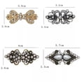 thumbnail image 3 of K-KED Retro Vintage Women Shirt Clip Dress Back Sweater Clasps Brooch Clothing Decor /-Style 3 silver, 3 of 9