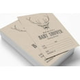 thumbnail image 2 of Inkdotpot 30Deer Jungle Animals Baby Shower Rustic Invitation Cards Gender Neutral Fill In Blank Invites, 2 of 7