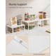 thumbnail image 4 of Organizador de Gabinete SONGMICS Juego de 3 Repisas para Cocina Blanco Nieve, 4 of 7