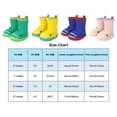 thumbnail image 5 of Botas de lluvia para niños pequeños con dibujos de tiburones fáciles de poner, zapatos de lluvia para bebés, botas impermeables para niños y niñas (azul, 7 niños pequeños), 5 of 5