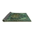 thumbnail image 2 of Ahgly Company Indoor Rectangle Persian Turquoise Blue Traditional Area Rugs, 2' x 5', 2 of 4