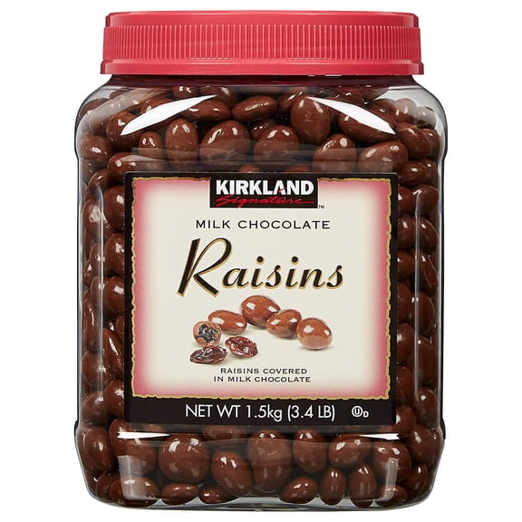 Signature's Milk Chocolate, Raisins, (3.4 Lb)(1.5kg)