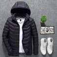 thumbnail image 5 of Vedolay Jackets for Men Fashion Long Coat Slim Thick Coat Warm Jacket Black,3XL, 5 of 5