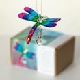 thumbnail image 4 of Woodstock Wind Chimes Woodstock Rainbow Makers Collection, Fantasy Glass, 1.5'' Dragonfly Summer Rainbow Crystal Suncatcher CDRAI, 4 of 6