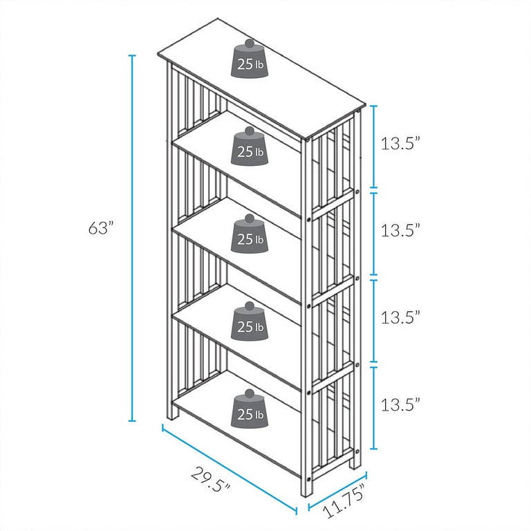 Mission style horizontal bookcase deals
