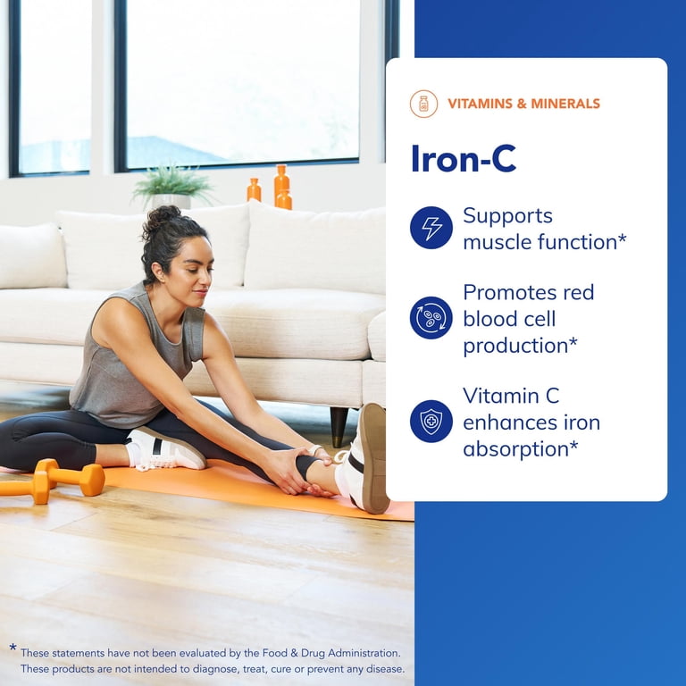 Pure Encapsulations Iron-C, 15 mg with Vitamin C, 60 Capsules photo 3