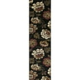 thumbnail image 3 of 5' x 8' Black Floral Indoor Area Rug, 3 of 5