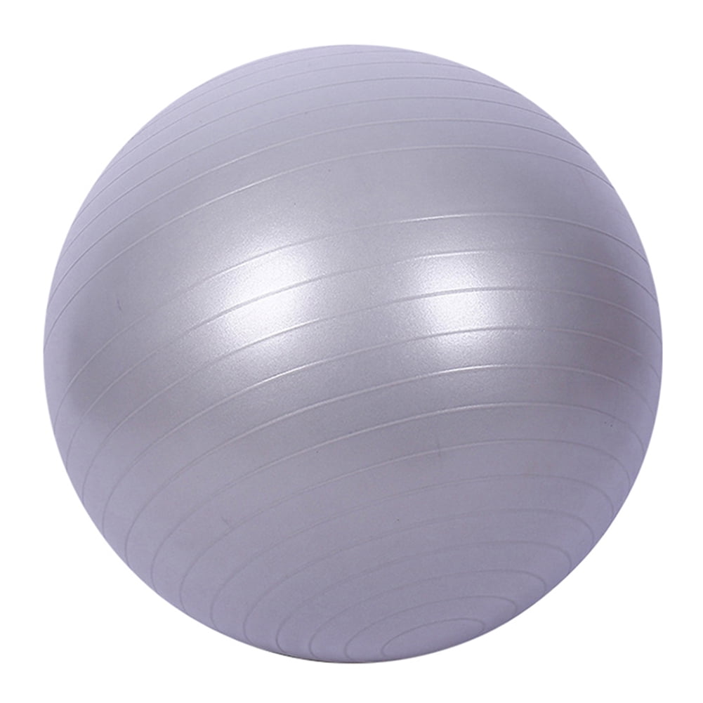 NUZYZ 45cm Explosionproof Thicken Fitness Body Building Workout Inflatable Yoga Ball Grey
