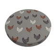 thumbnail image 1 of Easygdp Rooster Print Easy To Install Bar Stool Covers&Stool Covers Round&Elastic Stool Cover, Barstool Covers,Washable&Bottom With Elastic Edge-13 inch, 1 of 7