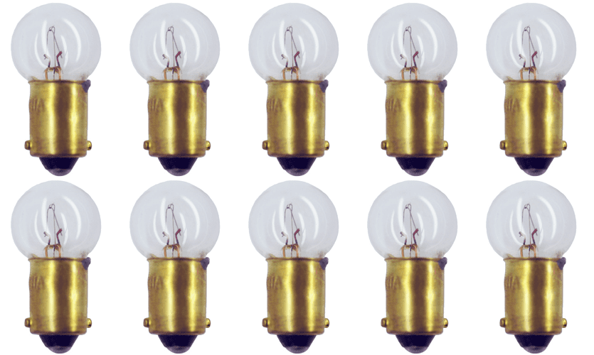 Lot of 10 CEC 57 Miniature Lamps 14V 3.36W Box of 10 Brand New Free Shipping 