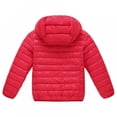 thumbnail image 2 of Kids Boy Girl Outerwear Winter Warm Hooded Puffer Jacket Lightweight Water-Resistant Puffer Hood Coat, 2 of 7