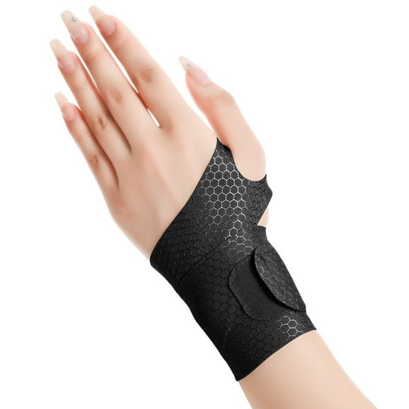 Thin Wrist Brace Support for Carpal Tunnel with Adjustable Breathable Stabilizer Band