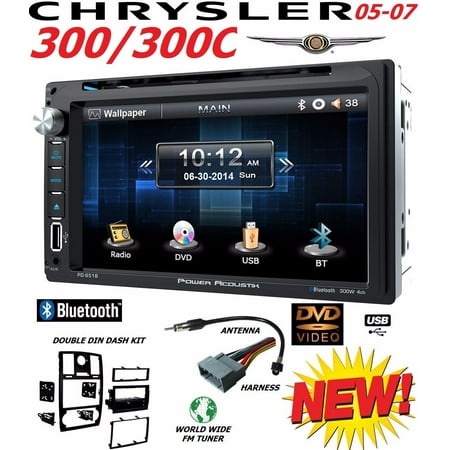 - 05 06 07 CHRYSLER 300 BLUETOOTH TOUCHSCREEN CD DVD USB AUX BT CAR Radio Stereo