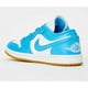 thumbnail image 4 of Ni - ke Ni - ke Air Jordan 1 Low White Gum Light Brown Dark Powder Blue DC0774-104 Womens, 4 of 5