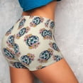 thumbnail image 2 of Sikiie 70s Disco Ball Print Workout Shorts Women Scrunch Butt Gym Shorts Seamless High Waist Tummy Control Yoga Biker Athletic Shorts, 2 of 5