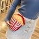 thumbnail image 5 of Bolso de hombro de cuero para mujer con diseño original de palomitas, cadena galvanizada, billetera pequeña y almacenamiento de maquillaje, uso casual y para fiestas., 5 of 9