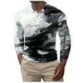 thumbnail image 1 of Tops para hombre Camisas Blusas Elegantes Camisas casuales de manga larga Moda Cuello vuelto Camiseta Otoño Impresión Sweartshirt Odeerbi  ODB-5, 1 of 5