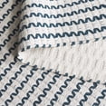 thumbnail image 5 of Safavieh Cape Cod Rowina Wavy Striped Runner Rug, Ivory/Teal, 2'3" x 8', 5 of 10
