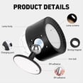 thumbnail image 3 of Lámpara de Pared LED con Control Táctil, Control Remoto IR, Rotación de 360°, Recargable por USB, Luz Portátil Inalámbrica para Dormitorio., 3 of 5