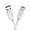 White, variant on Extra Long 2M Gaming Mouse Cable With Reinforced Copper Cores And TangleFree Design for AW720M AW620M