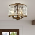 thumbnail image 3 of Livex Lighting Grammercy Ceiling Mount in Hand Painted Palacial Bronze, 3 of 9