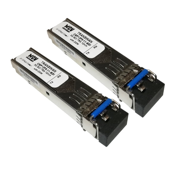 Transwan 3G SDI SFP Transceiver with MSA & DDM, 1310nm FP TRX 10 Kilometers, Pass All Pathological Patterns