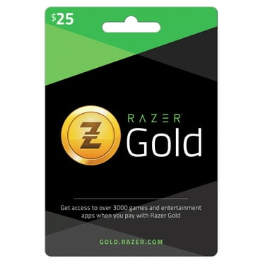 Razer Gold $25 Gift Card [Physical]