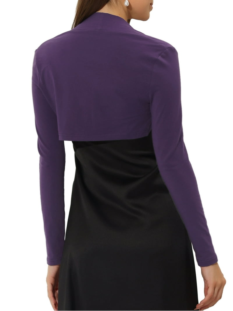 INSPIRE CHIC Women's Bolero Shrugs Long Sleeves Spring Summer