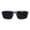 Matte Gunmetal, variant on Motion Polarize Sunglasses Mens Lightweight Rectangle Frame UV400 Gunmetal