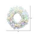 thumbnail image 3 of Vickerman A104232LED 30 in. Crystal White Wreath 55LED Multi, 3 of 3