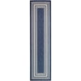 thumbnail image 2 of Nourison Horizon Indoor/Outdoor 2' x 6' Navy Modern Rug, 2 of 9