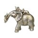 thumbnail image 5 of Estatua de elefante de resina, figura artística creativa, decoración de mesa para gabinete y hogar. Estilo A Plata, 5 of 9