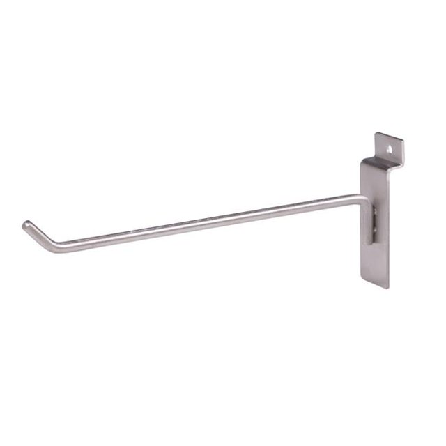 Econoco BQSWH8SN Crochet de 8 Po pour Paroi à Lattes, Nickel Satiné