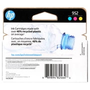 HP Tri-Color Printer Cartridge with 3 Ink Cartridges Cyan, Magenta, Yellow, 1 Pack per Cartridge, Approximate 630 Pages