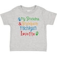 thumbnail image 3 of Inktastic Michigan Grandma Loves Me Boys or Girls Baby T-Shirt, 3 of 5