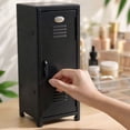 thumbnail image 4 of Mini Locker, Metal Small Locker for Desktop, Black | Desktop Organizer Box For Makeup Office Supplies Small Items, 10.8 x 4.5 x 4.5 inch, 4 of 4