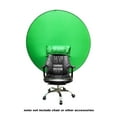 thumbnail image 2 of Collapsible Green Screen Backdrop with Chair Mount - Professional Chroma Key Studio Background for Vlogging, Streaming, and Video Chats - Portable, Durable Polyester Fabric, Easy Setup & Storage, 2 of 7