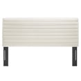 thumbnail image 2 of Modway Tranquil Performance Velvet Full/Queen Headboard in Ivory, 2 of 6