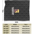 thumbnail image 3 of Salisbury- University Ultra-Soft Micro Fleece Blanket Soft Comfortable Flannel Blanket Available for Bed Couch Living Room, 3 of 6