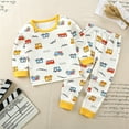 thumbnail image 3 of Gubotare Toddler & Kids Pajama Sets with Bamboo Viscose, Snug Fit Pjs for Girls, All-Season Comfort Sleepwear, Ages 2-12 Years W,Size 12-18 Months, 3 of 3