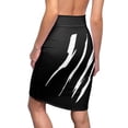 thumbnail image 6 of Effete Feline Claw Marks Scratch Women Pencil Skirt (AOP), 6 of 7