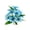 Blue, variant on Dtchengua Yellow Lily Artificial Flower Bouquet, Silk Floral Arrangement for Home & Wedding Centerpiece