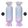 thumbnail image 2 of Salouo Rainbow Unicorn Party Pattern Cute Bolster Pillow,Cylindrical Pillow Long Pillow for Bed Round Side Pillow for Knee/Leg/Neck ,- Length 24.4" x 9.8" Diameter, 2 of 8