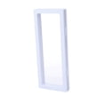 thumbnail image 4 of WHAMVOX 1Set Floating Frame Shadow Box Display Case White Plastic 3D Floating Effect For Home Use, 4 of 7