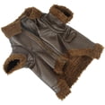 thumbnail image 2 of Dog Jacket Coat, Dog Leather Jacket Waterproof  For Winter For Outdoor S,M,L,XL, 2 of 8