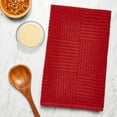 thumbnail image 2 of Mainstays SQ Rib Weave Kitchen Towels, 15"x25", Red Sedona, 2 of 4