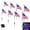 1, variant on Solar American Flag Pathway Lights, Waterproof LED Outdoor Yard Garden with 8 Lighting Modes for 4th of July Decoration