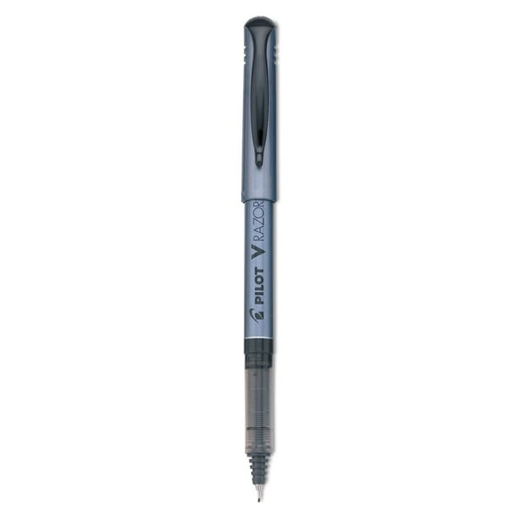 Tinta líquida Marker Pilot V Razor Point extra fina negra, paquete de 12