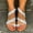 Brown, variant on AXXD Brown Sandals for Women Flower Summer Ladies Comfy Flat Sandals Casual Beach Shoes