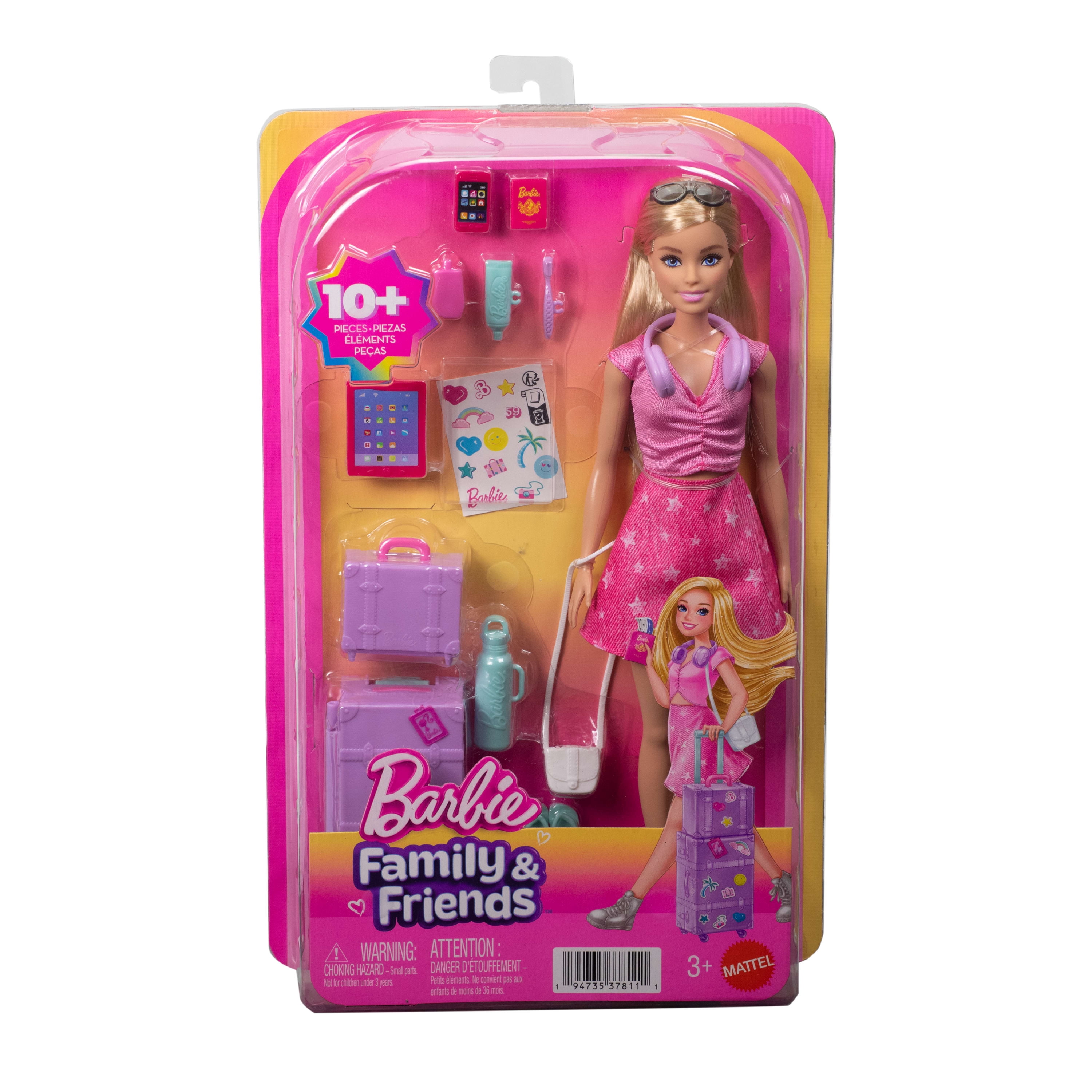 BARBIE Family & Friends BARBIE "MALIBU" Doll & Accessories